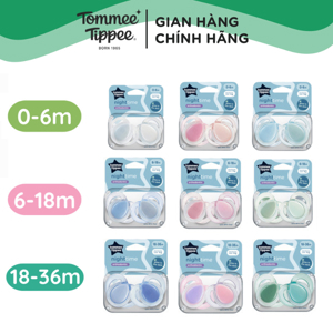 Ty ngậm dạ quang cho bé Tommee Tippee - 18-36 tháng, vỉ 2 cái
