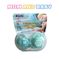 Ty Ngậm Kichi Ultra Ty Giả Cao Cấp 1 Hộp 2 Ty Ngậm Cho Bé Từ 0 đến 18 Tháng Mom And Baby Store