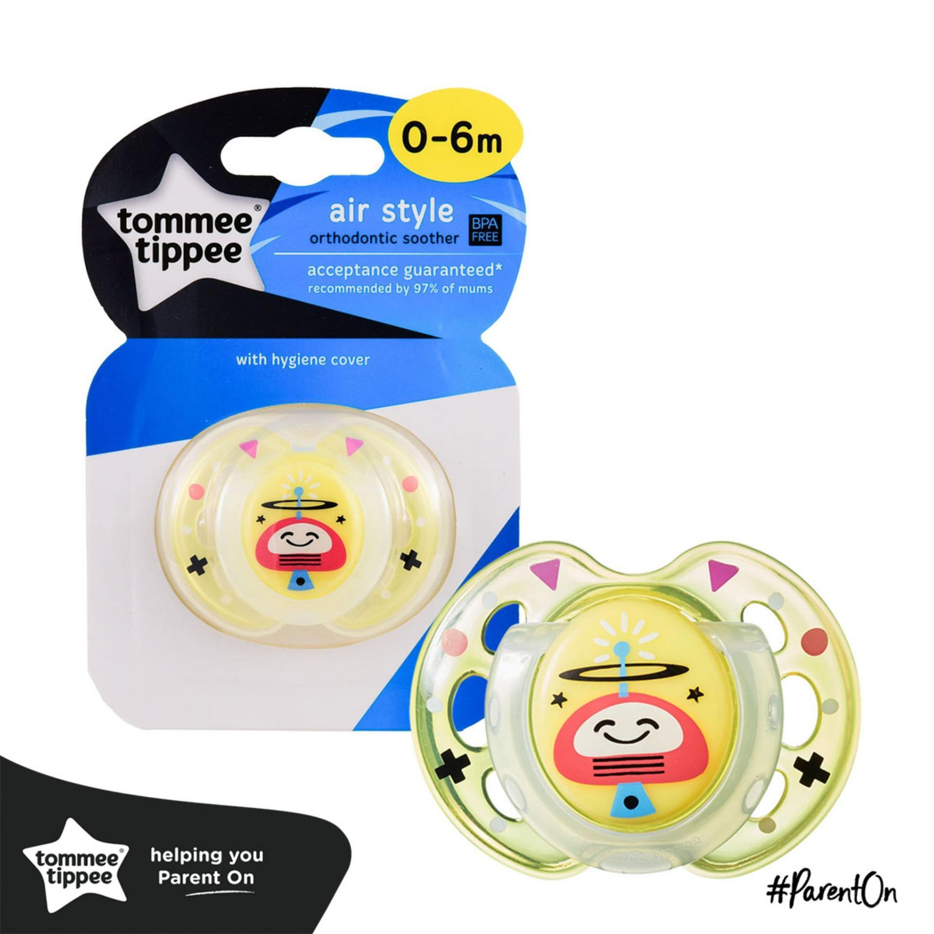 Ty ngậm thoáng khí cho bé Tommee Tippee Air - 0-6 tháng, vỉ 1 cái