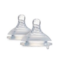 Ty thay bình sữa cổ rộng silicone siêu mềm lổ tròn kuku ku5286 ku5287 ku5288 ( vĩ 2 cái)