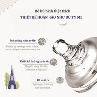 TY THAY BÌNH SỮA CỔ RỘNG SILICONE SIÊU MỀM DÒNG CHẢY CHỮ THẬP KUKU KU5290 - SIZE M