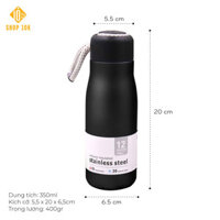 {TYEE Home life} Bình giữ nhiệt mini cute, bình nước nhỏ gọn chất liệu inox 304 cao cấp không gỉ -