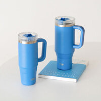 Tyeso Cốc Ô Tô Dung Tích Lớn Bình Giữ Nhiệt Bằng Thép Không Gỉ Cốc Tumbler Tay Cầm 900ml / 1200ml 304 Bình Giữ Nhiệt Bằng Thép Không Gỉ Bình Nước