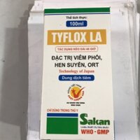 Tyflox LA [100ml] gà đá viêm phổi hen suyễn ORT