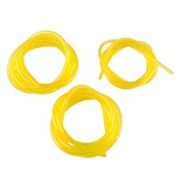 Tygon Fuel Line For Poulan Weedeater Chainsaw Trimmer Lawn Mower Parts Hose Tube Of 3 Sizes I.D. 080 Inch 3/32 Inch 1/8 Inch Yellow 5 Feet