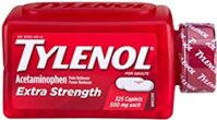 TYLENOL 500mg  Giảm Nhức Đầu, Đau Cơ & Giảm Sốt