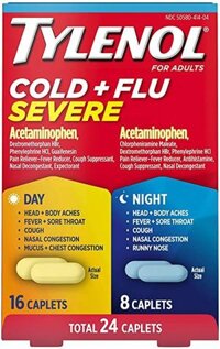 Tylenol Cold Flu Day and Night 24 Caplets