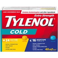 Tylenol  Extra Strength Cold Relief Day/Night, EZTabs
