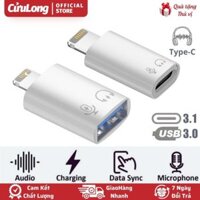 Type C to lightning jack chuyển đổi tai nghe OTG đầu chuyển cổng USB sang Lightning iPhone