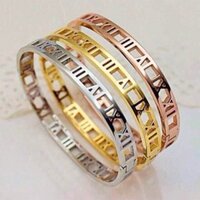[Tyshop] Vòng tay không gỉ 316L Vòng tay vàng 18k dành cho nữ Trang sức không gây dị ứng TB không dính