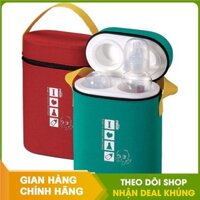 Ủ bình đôi (lõi xốp bọc vải) Farlin BF-225 - Chính Hãng
