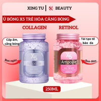 Ủ BÓNG X5 Tinh Chất Ủ Bóng Cấp Ẩm Da Mặt Retinol Ampoule X5 250ml Cấp Ẩm Căng Bóng Trẻ Hóa Làn Da - Xingtu Beauty