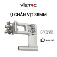Ụ chân vịt nhôm CNC 38mm cáp 4mm ráp tàu/cano điều khiển từ xa
