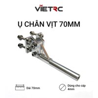 Ụ chân vịt nhôm CNC 70mm cáp 4mm cho tàu/cano điều khiển từ xa