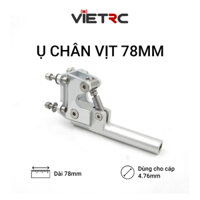 Ụ chân vịt nhôm CNC 78mm cáp 4.76mm cho tàu điều khiển từ xa