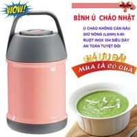 Ủ Cháo Nồi ỦBình Giữ Nhiệt Nhật Bản Bình giữ nhiệt Bình Giữ Nhiệt Nhật Bản Bình giữ nhiệt nóng lạnh đến 8 giờ Bình Giữ Nhiệt Cao Cấp - Sử dụng an toàn thiết kế bắt mắt bảo hành 12 tháng