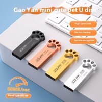 U Disk Metal Cat Claw 64G / 128G / 256G Dung Tích Lớn USB2.0 Máy Tính Tốc Độ Cao Đĩa Flash USB
