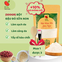 Ủ trắng đậu đỏ sữa non 500gr tắm trắng da body, đắp mặt nạ nguyên chất Thuần Mộc Nhiên