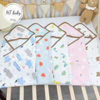 Ủ xốp bé trai bé gái sơ sinh HT baby ủ quấn bé xuất viện chăn đắp cho bé chất liệu xốp dầy dặn