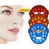 Mặt nạ ánh sáng sinh học 3 màu trẻ hóa làn da có rung massage mặt