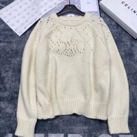 U14s CE-LINE 24 Early Spring New Jacquard Letter Logo Sweater Universal Versatile Simple Casual All-Match