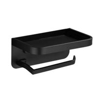 U5(KAJD) Paper Towel Roll Holder Space Aluminum Toilet Paper Storage Free Punching Paper Box Rack