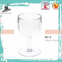 [Ưa Chuộng] Combo 5 Ly Rượu No3 Nhựa Trong Acrylic Cao Cấp Fataco Việt Nam - Chính Hãng