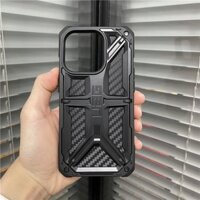 Uag Ốp Điện Thoại Sợi carbon kevlar Chống Nổ Cho iphone 12 13 14 15 pro max