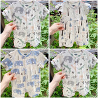 Uala Rogo - Bộ bodychip liền thân, bodysuit cộc tay cho bé sơ sinh