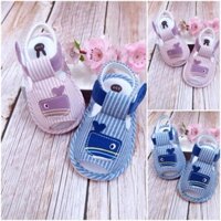 Uala Rogo- Dép tập đi đế cao su non siêu mềm nâng đỡ chân cá voi UR5487 (size 13-18)