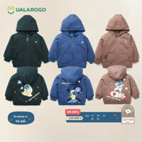UALAROGO - Áo khoắc nỉ có mũ cho bé từ 1y đến 4y