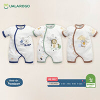 UALAROGO-Bộ body suit cho bé trai/bé gái từ 3m-12m