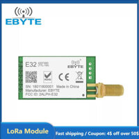 UART LoRa 433MHz IoT Bộ thu phát không dây tầm xa EBYTE E32-433T30D Mô-đun V8 1W SMA Antenna