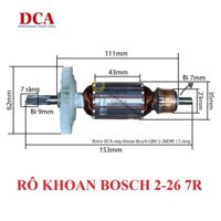 [ub] [ Chính Hãng DCA ] Rotor Máy Khoan Cầm Tay Bosch 2-26 DRE 7 Răng Dongcheng