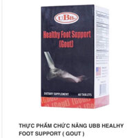UBB Healthy Foot Support (gút gout, ngăn ngừa,giảm tác động của các gốc tự do trong cơ thể, giảm acid uric trong máu)USA