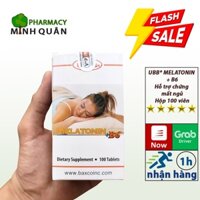 UBB® MELATONIN + B6 - Hỗ trợ chứng mất ngủ, đưa đến giấc ngủ tự nhiên _MINH QUÂN _MINH QUÂN2 .