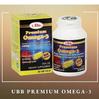 UBB PREMIUM OMEGA-3 H/60V - GIÚP BỔ MẮT,NÃO VÀ GIẢM CHOLESTEROL