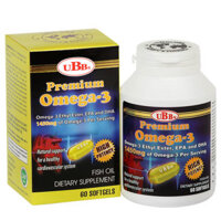UBB Premium Omega 3, hỗ trợ tốt cho mắt, não và tim mạch
