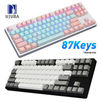 Ubc-87 Cái / bộ Keycap Màu Sắc Phù Hợp Với Bàn Phím Cơ PBT Chống Ánh Sáng Keycap Cho Bàn Phím Anh Đào