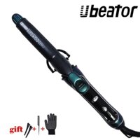 Ubeator Máy Uốn Tóc Ống Sắt Tráng Men Hình Nón Họa Tiết Hoa Lê