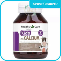 [Úc] Canxi Sữa Bổ Sung Canxi và Vitamin D3 Cho Bé Healthy Care Milk Calcium - Hộp 60 viên