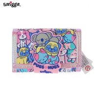 Úc smiggle ví trẻ em bé gái dễ thương chó con màu hồng ví đựng tiền xu túi đựng thẻ Kawaii ly hợp 5 inch