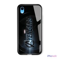 Ucuc Cho Apple iPhone 5S 5SE iPhone 6S 6 Plus iPhone 7 IPhone 8 Plus X XS XR XS Max Ốp Điện Thoại marvel Avengers Logo Bóng Ốp Lưng Kính Cường Lực Lưng Vỏ LazadaMall