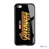 Ucuc Cho Apple iPhone 5S 5SE iPhone 6S 6 Plus iPhone 7 IPhone 8 Plus X XS XR XS Max Ốp Điện Thoại marvel Avengers Logo Bóng Ốp Lưng Kính Cường Lực Lưng Vỏ LazadaMall