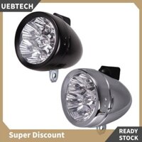 [Uebtech.vn] Đèn trước xe đạp cổ điển 7LED Đèn pha trước Phụ kiện xe đạp 160 Góc nhìn