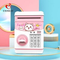 Ueoseat Hộp đựng tiền cho trẻ em Hộp lưu trữ Đồ chơi sáng tạo Máy Atm Mini