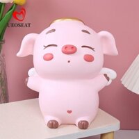 Ueoseat Piggy Pig Bank Quà tặng ngày sinh nhật vui nhộn dễ thương
