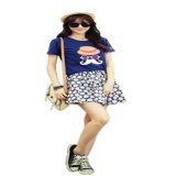 Áo thun nữ họa tiết mắt kính D13