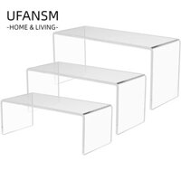 UFANSM Kệ trưng bày, Giá đỡ màn hình trong suốt bằng Acrylic, Phụ kiện Thanh kẹo Giá đỡ hình chữ nhật được sử dụng cho giá bánh tráng miệng kẹo