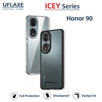 UFLAXE ICEY - Ốp Lưng Honor 90 5G - Ốp Lưng Cứng Chống Sốc Trong Suốt Mờ | Ốp Điện Thoại Mỏng Bền Chống Ố Vàng Chống Vân Tay